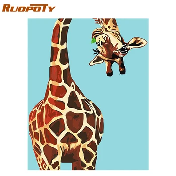 RUOPOTY Rėmo Abstrakčiai Žirafa 