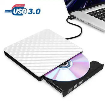 (Rusija) Išorinis Optinių Diskų, USB 3.0 DVD Combo DVD DISKŲ Grotuvas CD-RW įrašymo įrenginys Rašytojas Plug and Play 