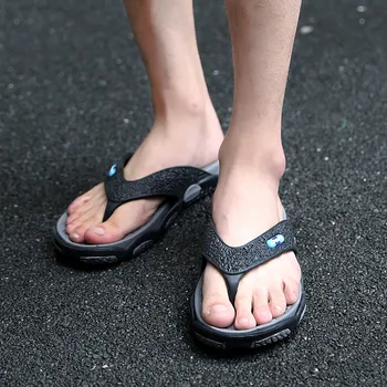 SAGACE sandalai vyrams Vasarą Atidaryti Tne Šlepetės Mados fifo vyrų Paplūdimio Bateliai, Masažo Vonios, baseino diržučius sandalai vyrams didelis dydis