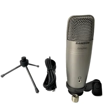 SAMSONAS C01U Pro USB su SR950 Ausinių studija Kondensatoriaus Mikrofonas įrašymo muzikos GAS darbo Garso Foley audio 