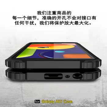 Samsung Galaxy A01 M01 Core Padengti A11 M11 M01S A10S antidetonaciniai Patikima Šarvai Silikono Telefono Bumper Case For Samsung M01