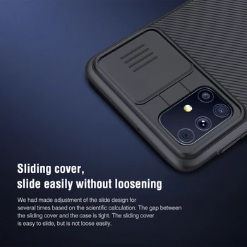 Samsung Galaxy M31S Telefono dėklas,NILLKIN Kameros Apsaugos Skaidrių Apsaugoti Objektyvo Dangtelis Apsaugos Atveju Galaxy M31S