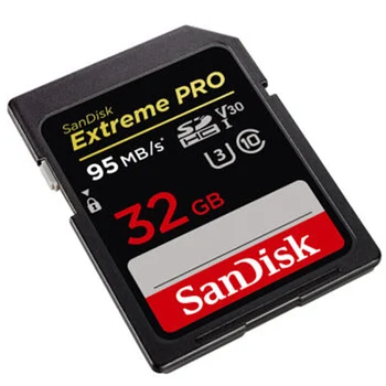 Sandisk Extreme Pro 32GB SDHC UHS-I Kortelės, SDHC V30 10 Klasė U3 4K UHD ESP Technologija Iki 95MB/s Atminties Kortelė (Trans Flash SDCard