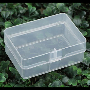 Sandėliavimas namuose 1Pc R477 Stačiakampė Plastikinė Dėžutė Skaidri Produkto Pakuotės, Dėžutės Pp Metalo Dalių, Įrankių dėžė Su Dangčiu