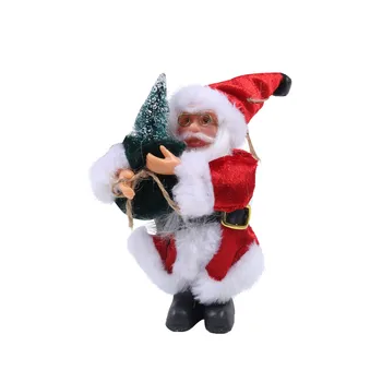 Santa Claus Lėlės Chirstmas Medžio Karolius, Namų Puošybai Slidinėjimo Kalėdų Senelis, Kalėdų Papuošalai Naujųjų Metų Rankų darbo Dovanų Rinkinys 5vnt
