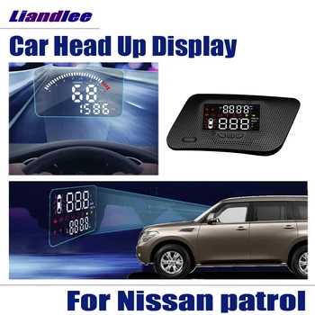 Saugaus Vairavimo Ekranas Nissan Patrol Y62 2016 2017 Automobilių Reikmenys HUD Head Up Display Projektorius į priekinį Stiklą