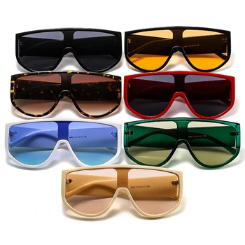 Saulės akiniai moterų mados 2020 m. derliaus Didelis rėmas Gradientas atspalvių moterims, Akinių mados pilotas Prekės Dizaineris Akiniai nuo saulės