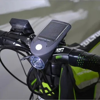 Saulės LED dviračio žibintas Sukasi dviračio priekinis žibintas galinis usb įkraunamas žibintuvėlis dviračio žibinto Įkrovimo lemputė priedai