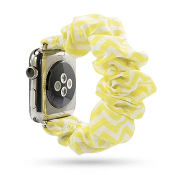 Scrunchie diržu, apple watch band 44 mm 40mm 42mm 38mm moterų watchband iwatch apyrankė 