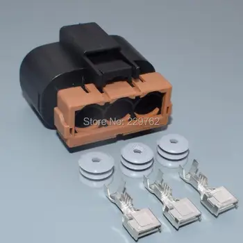 Shhworldsea 3 pin automobilių Didelis einamosios high power automatinis kabelio laidus vandeniui jungtis plug PK011-03027 PK015-03027