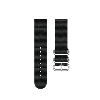 Sidabro Žiedas Sagtis Austi Nailono Diržas, skirtas Huami Amazfit GTR 2 GTS 2 Apyrankę Klasikinis Audinio juosta Smartwatch Keičiamų Watchband