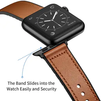 Silikono+Odinis dirželis Apple žiūrėti 5 juostos 44mm 40mm iWatch juosta 42mm 38mm Odos watchband apyrankė 
