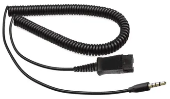 Skambučių centras Balso Vamzdžio ausines su mic QD (Greito atjungimo) laisvų rankų įrangą vienu 3,5 mm kištukas nešiojamą kompiuterį,Išmanųjį telefoną,mobilųjį telefoną,KOMPIUTERĮ