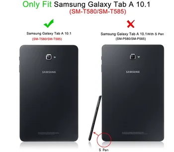Skirtuko A6 10.1 Colių Patikima Silikono Planšetinio kompiuterio Dangtelis Case For Samsung Galaxy Tab 10.1 SM-T580 T585 atsparus smūgiams Minkšta Vaikų Draugiškas Atveju