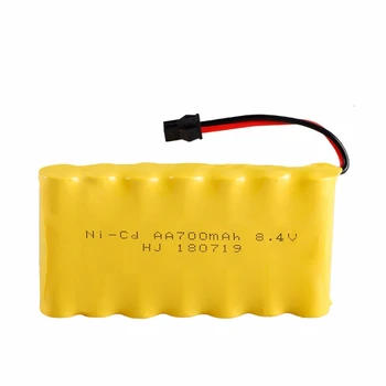 (SM Plug) Ni-CD 8.4 v 700mah Baterija + USB Įkroviklis Rc žaislai Automobilio Baką Traukinio Robotas Valtys Ginklai AA 8.4 v Įkrovimo Baterija