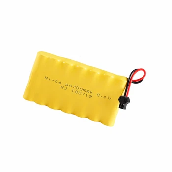 (SM Plug) Ni-CD 8.4 v 700mah Baterija + USB Įkroviklis Rc žaislai Automobilio Baką Traukinio Robotas Valtys Ginklai AA 8.4 v Įkrovimo Baterija