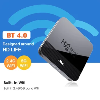 Smart TV Box H96 Mini H8 Android 9.0 2G 16G RK3228A 2.4 G/5G Dual WIFI BT4.0 4K HD Smart Media Player 