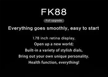 Smart Žiūrėti FK88 Vyrų širdies ritmas, Fitneso apyrankę SmartWatch Moterų Laikrodžiai, skirta 
