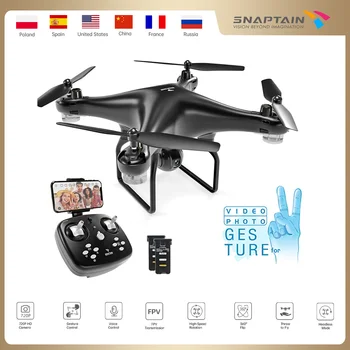SNAPTAIN SPF600MQ Drone su Kamera, WiFi FPV RC Quadcopter 720P HD vaizdo Kamera Balso Gestu Kontroliuoti RC dron Pradedantiesiems dovana