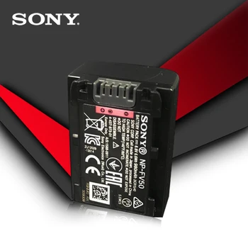 Sony Originalaus NP-FV50 Baterija NP FV50 HDR XR550E XR350E CX550E CX350E CX150E DCR SR68E SX83E SX63E SX43E CX230
