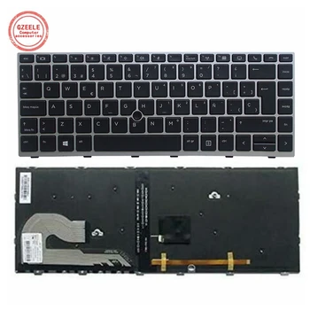 SP Nešiojamojo kompiuterio klaviatūra HP EliteBook 840 G5 846 G5 745 G5 NR. Apšvietimu Su ištiestu stick