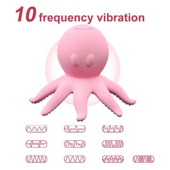 Spenelių Gyvis 10 Greitį Teptuku Clit Vibratorius Moterų krūtys Klitorio Stimuliatorius Speneliai Massager Sekso Žaislai Moterims