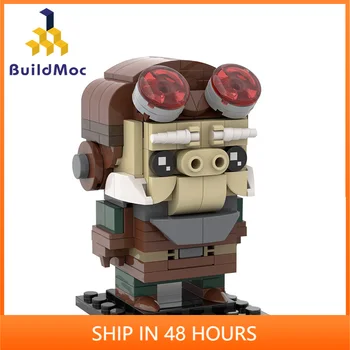 SS Plytos Mandas-Kuiils Brickheadzs Kūrybos Animacinis Personažas SS-35498 Kūrimo Bloką Žaislas Gimtadienio Dovana