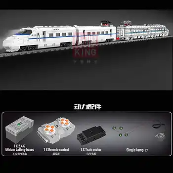 SS įranga, biuro įranga Automobilis CRH2 greitųjų Traukinių Sunkvežimių Pasaulyje Geležinkelio Nuotolinio Valdymo Traukinio Modelį, Statyba Blokai Lepinging Plytų Žaislai