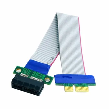 Stove PCI-E pci Express 1X X1 Lizdą Riser Card Extender Pratęsimo Juostelė Flex Persikelti Kabelis 20cm