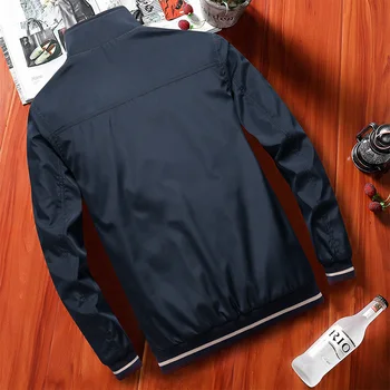 Striukė Vyrų Mados Atsitiktinis Paltai Sportinę Bomber Jacket Mens Švarkelis, Outwear Pavasarį, Rudenį Streetwear Plius Dydis M-4XL,GA466