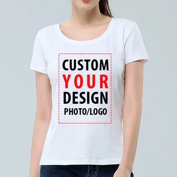 Sukurk Savo Užsakymą T-shirt !00% Medvilnės, Baltos Spalvos Vyrų, Moterų Topai Tees Pridėti Spausdinti Asmeninį Foto Logotipas Šeimos Kvėpuojantis Marškinėlius