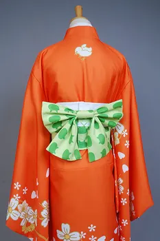 Super Danganronpa 2 Cosplay Kostiumai, Hiyoko Saionji Kimono Kostiumas Helovinas Karnavaliniai Kostiumai Moterų, Mergaičių Išgalvotas Suknelė Kimono