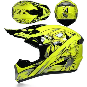 Super-Kietas Motociklai visureigis Šalmas ATV Dirt Bike Šalmas MTB Downhill Pilnas Veido Šalmas Nemokamai 3 dovanos ir daug Dizaino capacetes