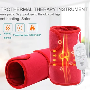 Sveikatos Priežiūra 1 Pora Elektrinių Šildymo antkelius Toli Infraraudonųjų spindulių Magnetinė Terapija, Artritas, Reumatas 220V 30W Reguliuojamas Temperatūros