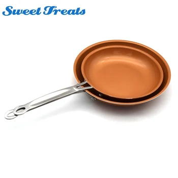 Sweettreats 1 komplektas 8+10 colių Non-stick Vario Keptuvėje su Keramikos Danga ir Indukcinių viryklių,Krosnių & plauti Indaplovėje