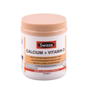 Swisse Kalcio ir Vitamino D3 150 tablečių Absorbcija palaiko Sveiką Kaulų, Dantų, Sąnarių, Raumenų Prevencijos Osteoporozės Gydymas