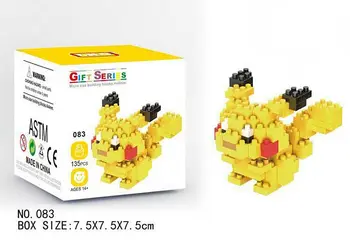 TAKARA TOMY Pokemon Pikachu Blokai 3D 