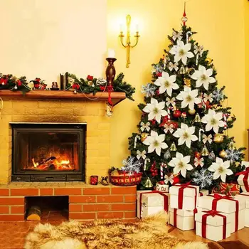 Taoup 120pcs Merry Christmas Garland Gėlės Kalėdų Papuošalai Kalėdų Wreach Kalėdų Decors už Medžio Noel 2020 Lašas Laivybos