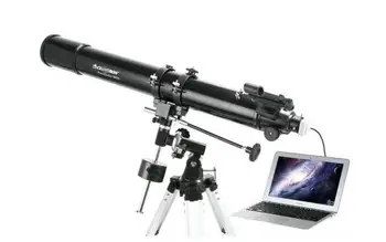 Teleskopas 30W Pikselių 1.25 colio USB Digital Objektyvo Elektroninių Okuliaro Kamera Astronominis Teleskopas Priedų Prijungimas