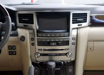 Tesla stilius Android 8.1 4+32GB Automobilių GPS Navigacijos Auto DVD Grotuvas, Lexus LX570 radijo magnetofonas vienetas multimedia player