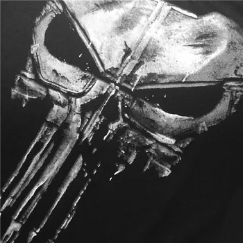 The Punisher Cosplay Kostiumai, Kaukolė Vest Bako Viršuje Drąsuolis marškinėliai Medvilniniai marškinėliai