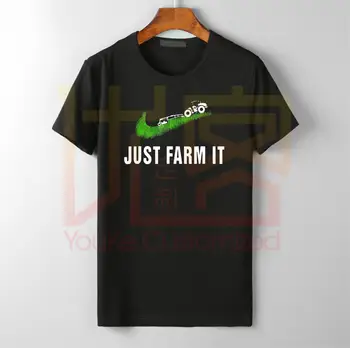 Tiesiog ūkių ji Agrimotor ūkininkams t-shirt vyrams moterims - Pilka, Navy spalva Animacinių filmų marškinėliai vyrams Unisex Naujas Mados marškinėlius