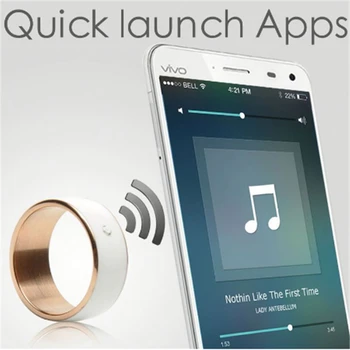 TimeR2 Protingas Žiedo App Leido Nešiojami Technologijų Magija Žiedas NFC Telefono Smart Priedai Madinga 3-įrodymas, Elektroninių Komponentų