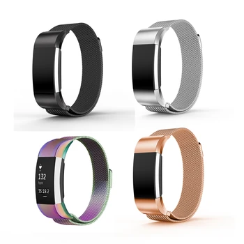 Tinka Tiek Charge2 Smart Žiūrėti Dirželis Milano Kilpą Fitbit Mokestis 2 Juostos Dirželio Pakeitimo Apyrankė Nerūdijančio Plieno, Metalo Dirželiai