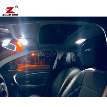 Tobula Balta LED lempa už Renault Twingo 2 II MK2 3 III MK3 (2007-2017) Automobilių LED Interjero žemėlapio Skaitymo lemputės lemputės rinkinys