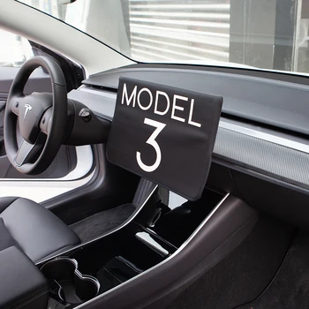 Touchscreen Padengti Tesla Modelis 3 Modelis Y Centro Kontrolės Navigacijos prietaisų Skydelio Ekrano Apsaugos nuo Saulės, Interjero Aksesuarų 2020 m.