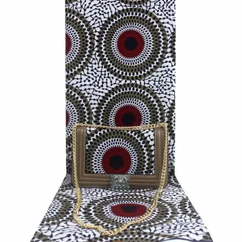 Truko Mados afrikos vaškas maišelį rinkiniai 3 vnt/set ankara vaškas rankinėje atitikimo 6 metrų afrikos nekilnojamojo minkštas vaškas raštuoto audinio