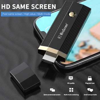 TV Dongle Adapterį Belaidis Adapteris WI-fi 1080P Belaidžio Ekrano HDMI Imtuvas Oro Žaisti Mira Mesti