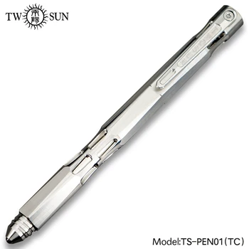 TWOSUN TC4 Titano Lydinio savigynos Asmens Saugos Taktinis Rašiklis Multi-įrankis, Lauko priemonė, EDC, sulaužytas lango Rašyti TS-PEN01