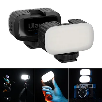 Ulanzi VL30 Mini LED Vaizdo Šviesos, Kamera, Šviesos iPhone 12 Pro Max Išmanusis telefonas Gopro DSLR Fotoaparatas Su Šalto Batų Įkraunama